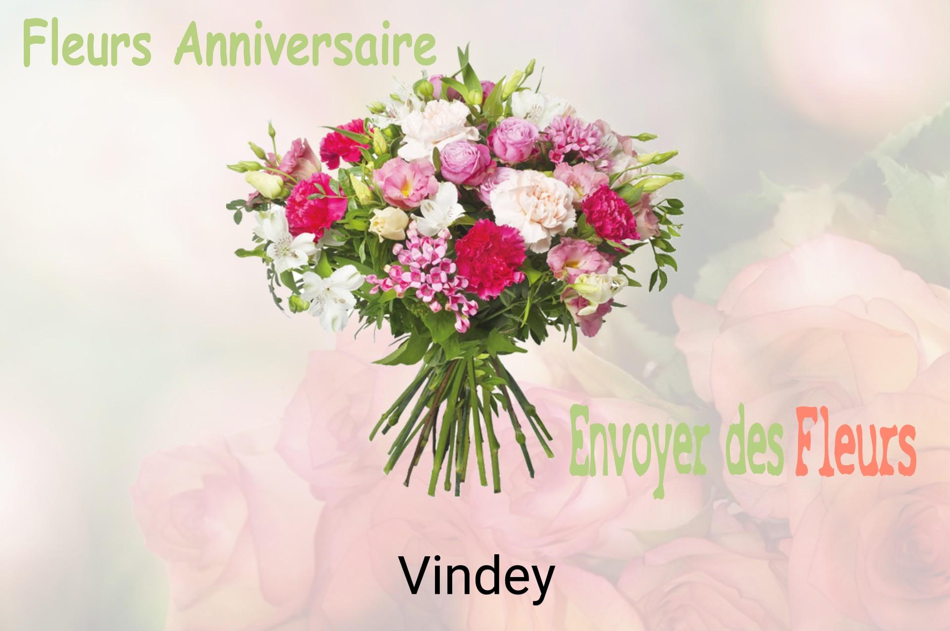 Bouquet de fleurs d’anniversaire livré à Vindey
