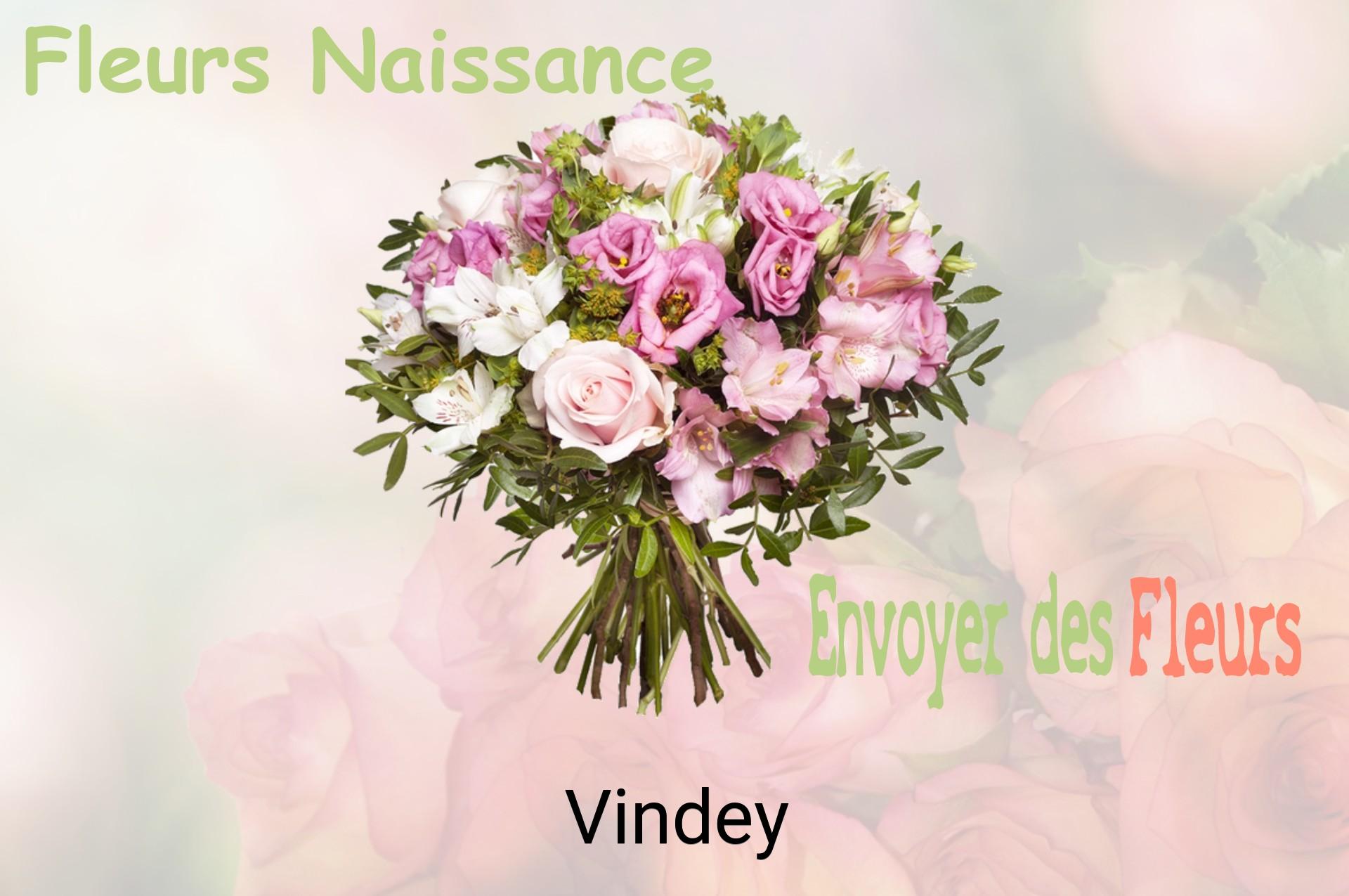 Bouquet de fleurs de naissance livré à Vindey
